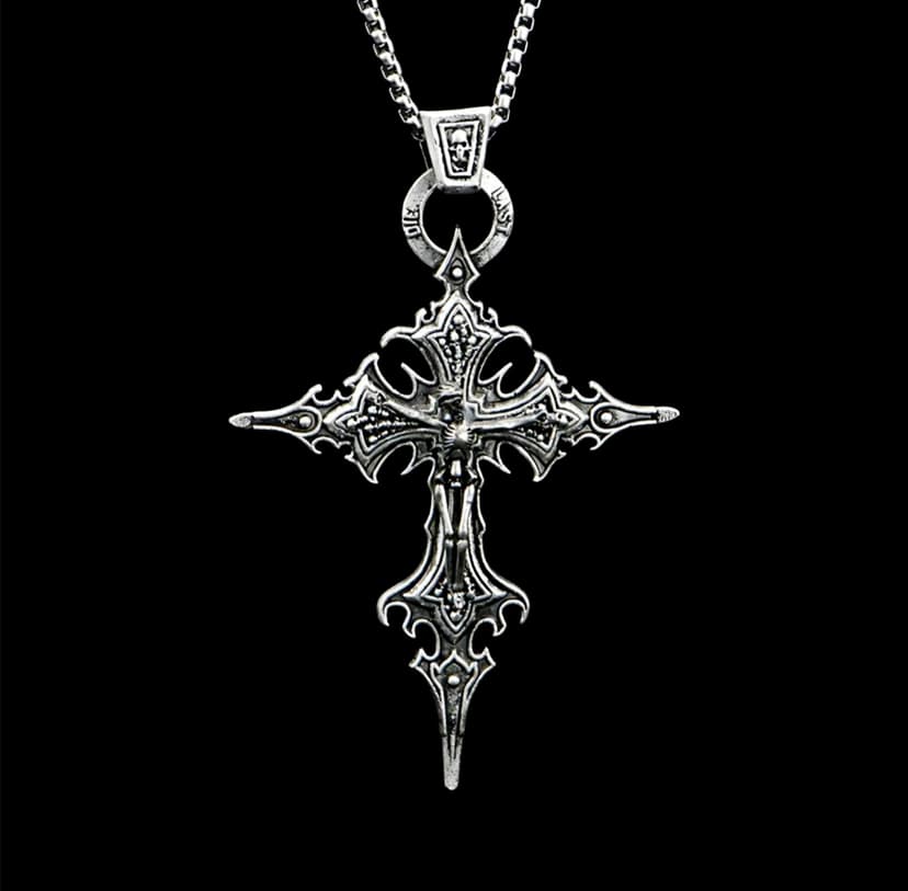 Gothic Flame Cross