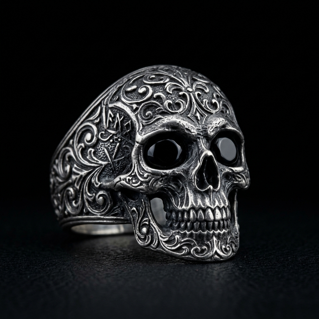 Gothic Skull Ring